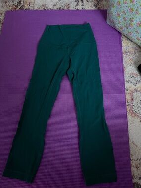 lululemon athletica Deep Teal Align Cropped Leggings